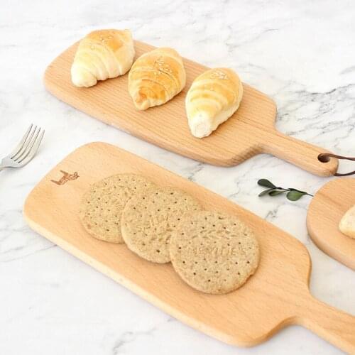 Home Kichen Cooking Baking Chopping Board Bread Cupcake Cake Cutting Board Bread Display Plates for Tableware Dinner Tray