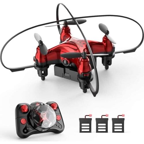 Beginners Mini Drone Easy Pocket RC Quadcopter Altitude Hold 3D Flips 3 Speed Modes Headless Mode Flying Stunt Kids Toys Gifts