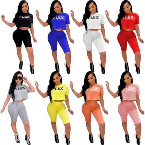 Seamless Plus Size Women Yoga Set Workout Gym Clothing Short Crop Top High Waist Running Leggings Sports Set