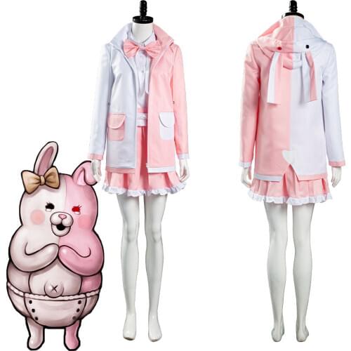 Danganronpa 2 Monomi Cosplay Costume Uniform Skirt Outfits Halloween Carnival Suit