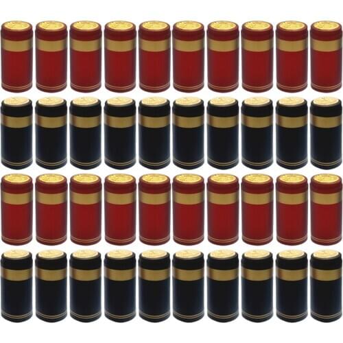 200pcs Wine bottle shrink film high-end bottle sealing heat Cap Capsules Cover for Home DIY Brewing Wine Making Accessories