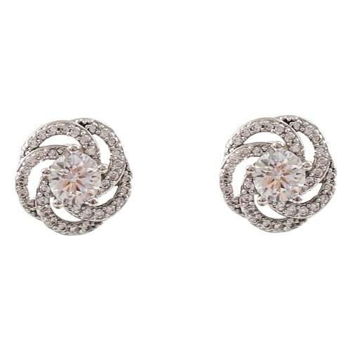 LANFLORA fashion Trendy zircon copper alloy women stud earrings for Anniversary gift birthday party gift cheap wholesale price