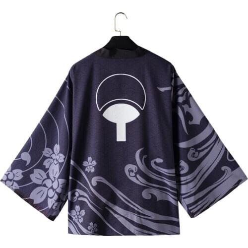 Brdwn Naruto Unisex Uchiha Sasuke Susanoo Sharingan Haori Cape Cloak