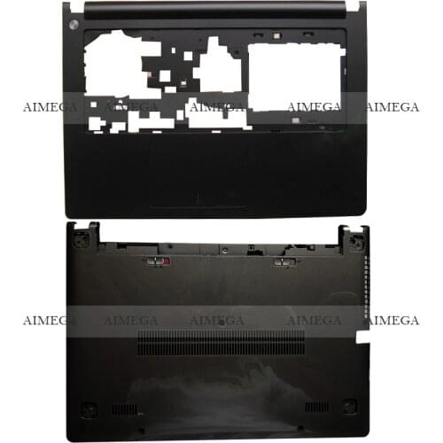 NEW Laptop Palmrest Upper Case/Bottom Base Bottom Case for Lenovo Ideapad S400 S405 S410 S415 S415T Silver Black