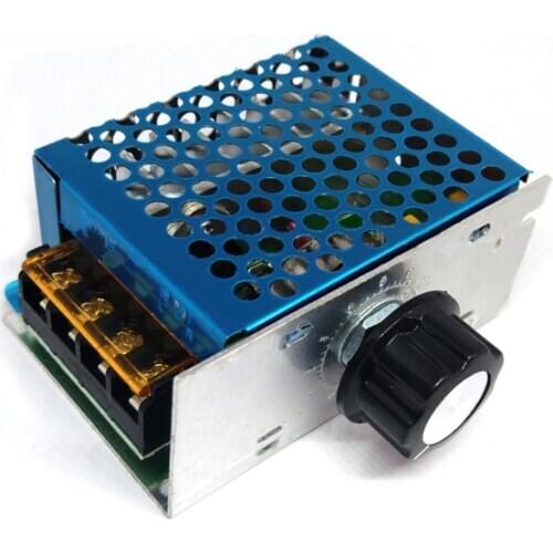 Professional 4000W 220V High Power Voltage Regulators SCR Speed Controller Electronic Voltage Regulator Governor Thermostat