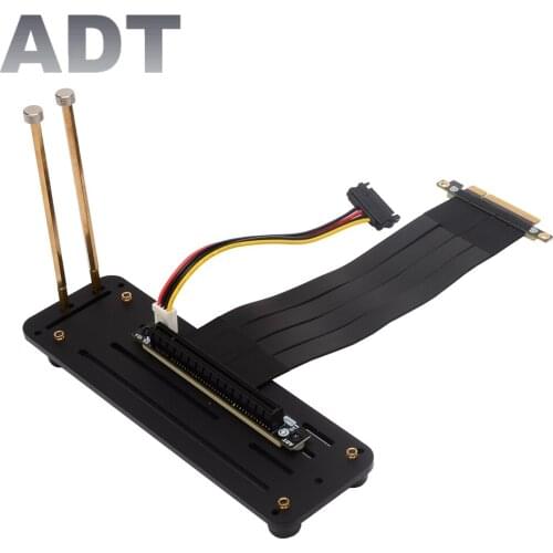 Riser PCI e X8 to X16 ETH Mining motherboard Extension Cable PCI-e PCIe 8x 16x for RTX 3070 3060 Ethereum Miner With Base Board