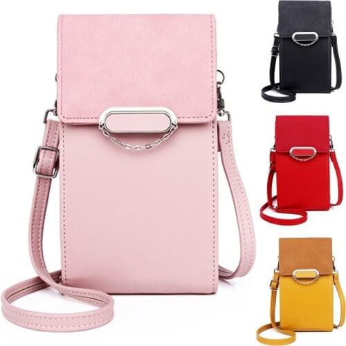 HOT Fashion Small Crossbody Bags Women Mini PU Leather Shoulder Messenger Bag Ladies Clutch Phone Bag Purse Handbag
