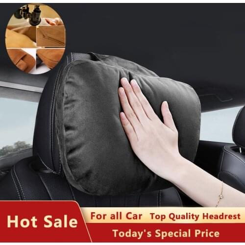 Universal Car Seat Neck Pillow Class Soft Car Headrest Neck Support Seat Adjustable Car Pillow Neck Rest Cushion Headrest