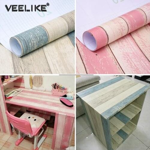 Vinyl Wood Grain Contact Paper for Kitchen Cabinets Shelf Liner Bedroom Living Room Decor PVC Waterproof Self adhesive Wallpaper