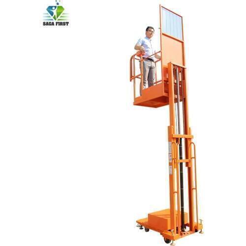 Indoor Electric Cargo Lift Semi Electric Order Picker