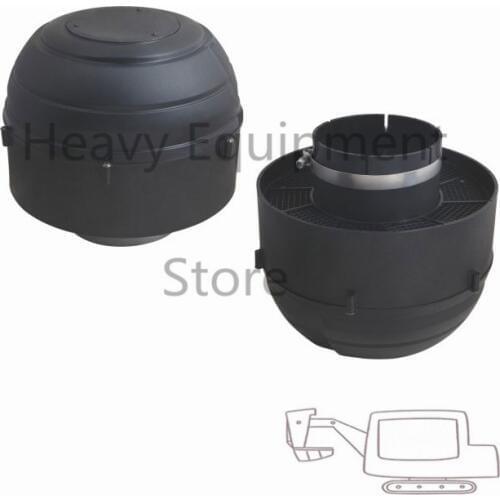 5 Inch 127mm Waterproof Sun-Proof Air Filter Precleaner For Caterpillar John Deere Excavator Loader Heavy Equipment