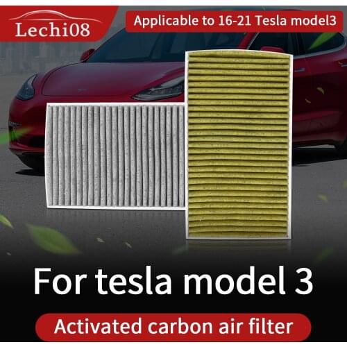 Air Filter for Tesla Model 3 Accessories Tesla Three Model S X Tesla Model Three Accessories Cabin Air Activated Carbon Filter