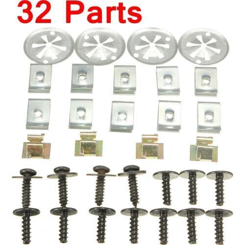 1 Set Engine Undertray Cover Clip Bottom Splashguard Shield For VW Golf MK4 for Audi A3 Bora