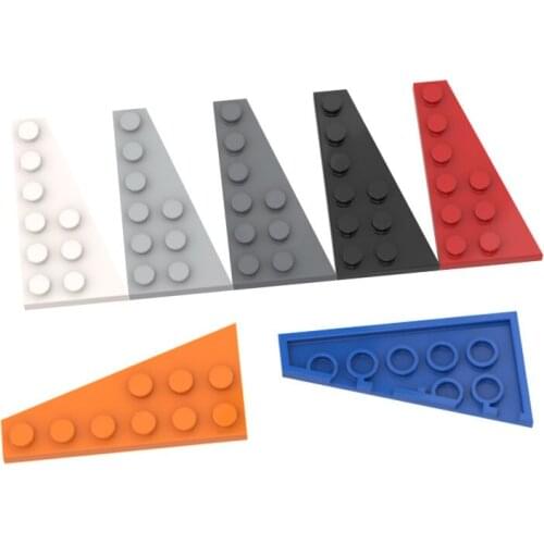 BuildMOC Compatible Assembles Particles 54383 3x6(Left) For Building Blocks Parts DIY LOGO Educational Tech Parts Toys