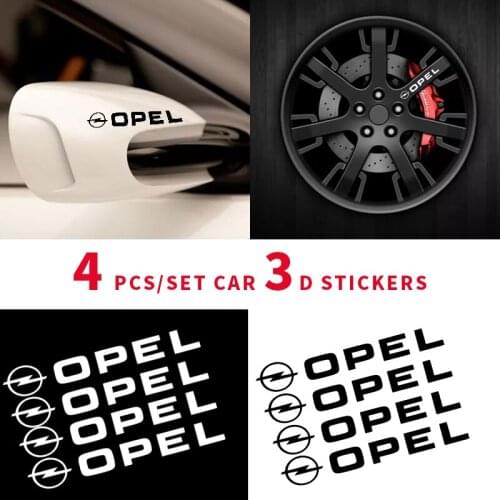 4pcs High Quality Car Handle Decorative Stickers for Opel Astra H G J Insignia Mokka Zafira Corsa Vectra C D Car Styling
