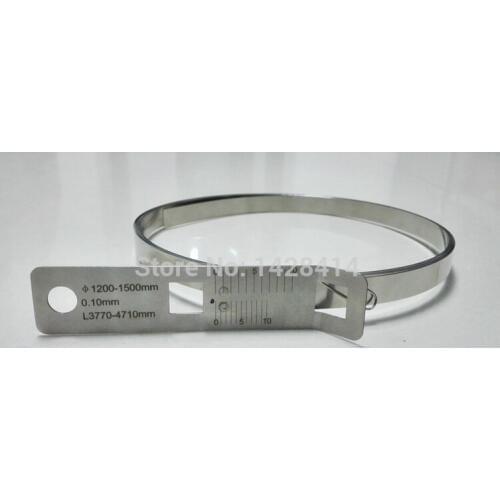 8482-9425mm Stainless Steel Precision Circumference Tape/Ruler and Diameter ruler Periphery Taper Circumference Taper PI Taper