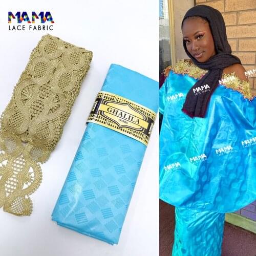 5+5 Yards African Lace Material 2021 High Quality Lace Ribbons Lace DIY 100% Cotton And Basin Riche Senegal Bride Fabric