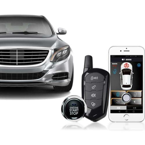 Giordon For Skoda Remote Start Keyless Entry Car Engine Central Locking Starline Car Alarm System Automatic Start Stop