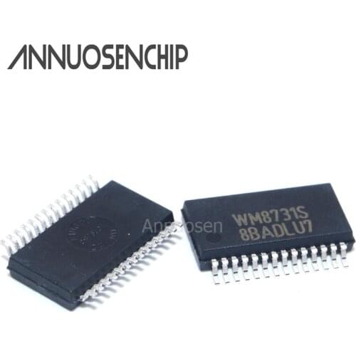Free Shipping 5PCS WM8731SEDS WM8731S WM8731 SSOP-28 NEW ORIGINAL