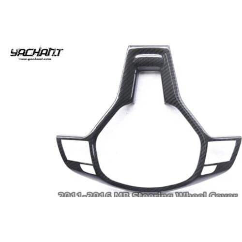 Dry Carbon Fiber Steering Wheel Cover For 11-16 A CLA CLS SL SLK GLK A45 CLA45 W176 W246 W204 W117 W212 W207 W218 R172 R231 X204