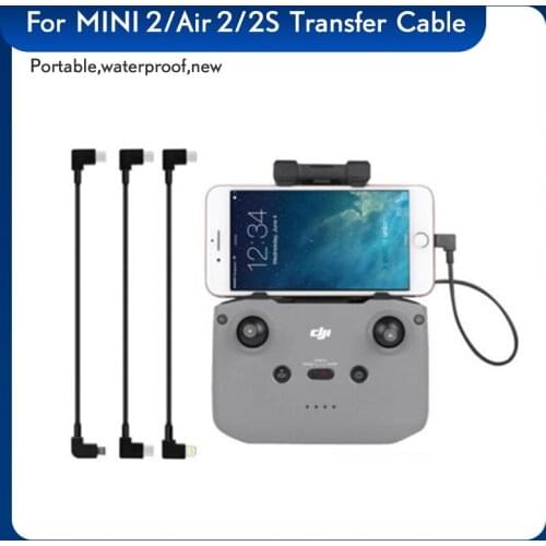 Mini 2 Data Transfer Cable for DJI Mavic Air 2 Remote Controller RC Type-C USB C Android /Apple Data DJI Mini 2 Accessories