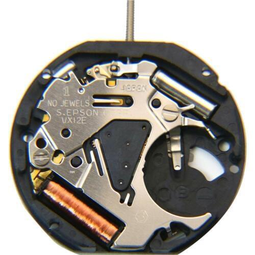 Quartz Movement for VX12 VX12E Watch Parts Watch Movement Single Calendar Date At 3' / 6' Replace Spare Parts Accessories