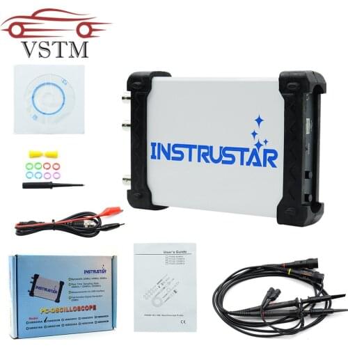 ISDS205B 5 in 1 Multifunctional PC USB Digital Virtual Oscilloscope + Spectrum Analyzer + Data Recorder + DDS + Sweep 20M 48MS/s