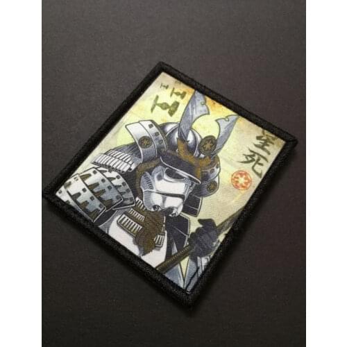 Samurai Warrior Guarders Chapter badges patches of cloth bags shoes vest stickers vest jacket clothing sticker badges