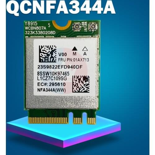 NFA344A QCNFA344A M.2 WiFi Card For Lenovo ThinkPad 710S E470 E475 E570 E575 V310 YOGA-710 720 910 Series FRU 01AX713