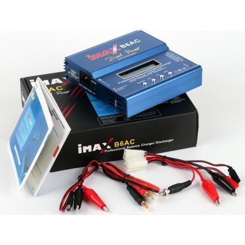 New iMAX B6 AC B6AC Lipo NiMH 3S/4S/5S RC Battery Balance Charger + EU/US/UK/AU plug power supply wire+free shipping