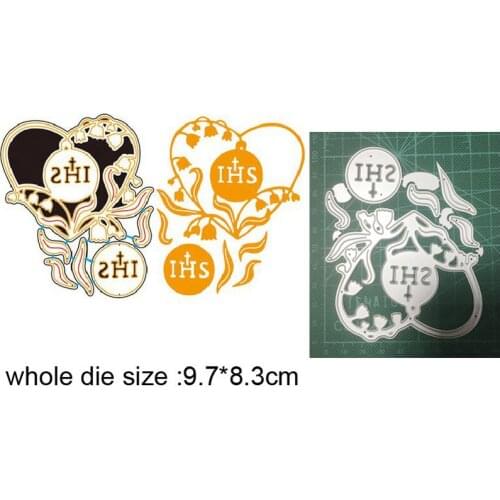 New metal cutting dies cut die mold Heart IHS Vine Border Decoration Scrapbook paper craft knife mould blade punch stencils dies