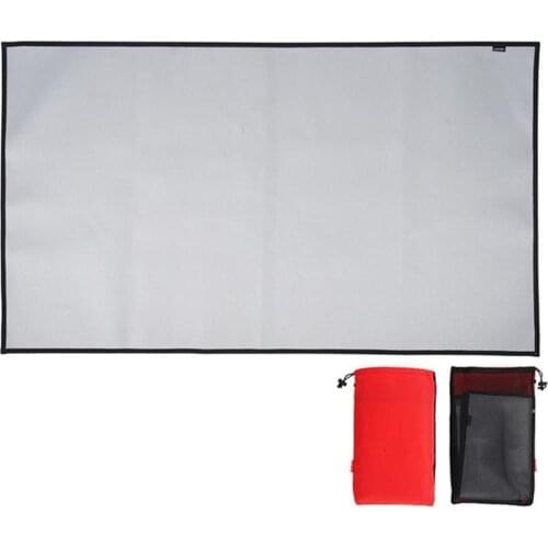 Fireproof Grill Mat Cloth Flame Retardant Ember Mat Blanket Heat Insulation Pad For Outdoors Picnic Barbecue