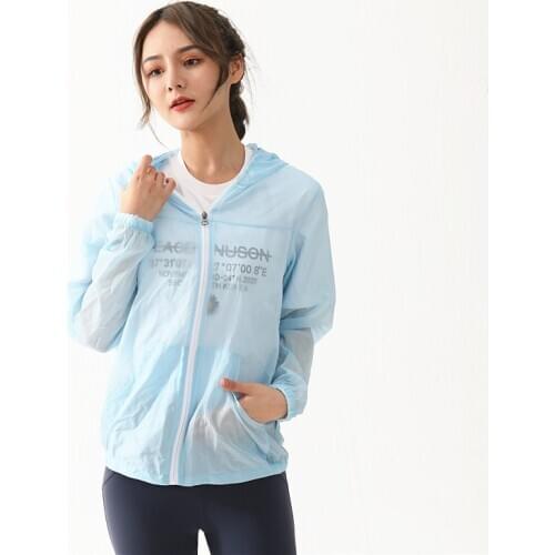 Wholesale sun protection clothing women outdoor skin clothing UV protection summer thin quick-drying Outdoor sportswear