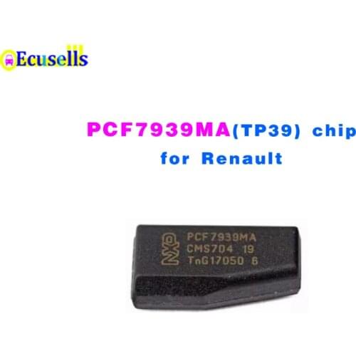Original PCF7939MA (TP39) Blank Auto Car Key Carbon Transponder Chip For Renault Dacia Duster Logan Sandero