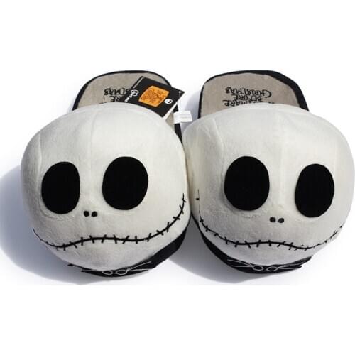 New Arrival 11'' 26cm Slipper The Nightmare Before Christmas Stuffed Plush Slippers for Adult Free Shipping