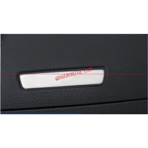 QDAEROHIVE Stainless steel Instrument Panel Storage Box Decoration for VW volkswagen sharan 2012 2013 2014 2015