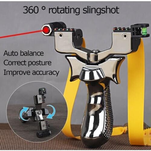 High-Precision Rotatable Resin Slingshot laser Slingshot Head Infrared Horizontal Aiming Outdoor Shoot Games For Kids