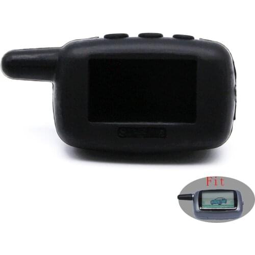 A9 Key Silicone Case Key Fob Chain for 2-way Car Alarm Starline A9/A6/A8/A4 LCD Remote Controller protect shell Drop shipping