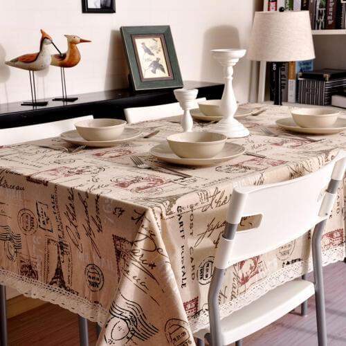 Free shipping Vintage linen cloth tablecloths Tablecloths Tower Newspapers