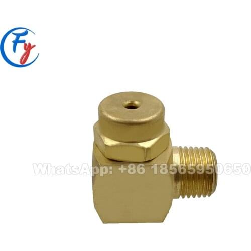High quality brass fulljet GGA angle type right angle mount full cone nozzle, brass GA GGA angle-type full cone spray nozzle