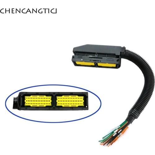 1 Set 90 Pin Way Automotive Wire Harness Connector Natural Gas ECU Computer Board Plug With Cable for Truck Car VG1238090006