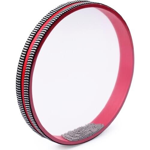 10 Inch Ocean Drum Wooden Handheld Sea Wave Drum Percussion Drum Gentle Sea Sound Musical Toy for Children