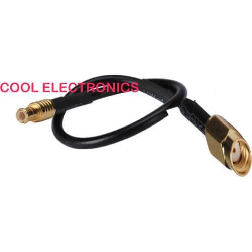 10pcs MCX male straight to RP-SMA Male Plug Pigtail coaxial cable RG174 30cm for wireless
