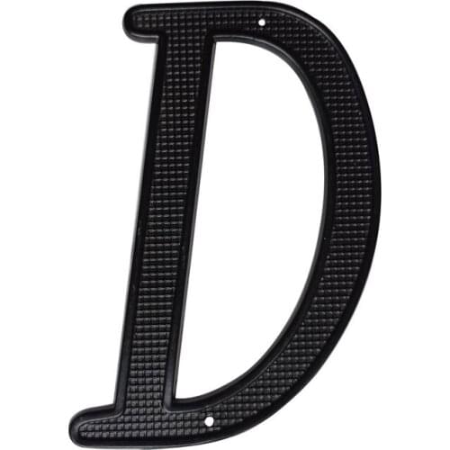 10cm Black House Number 4" Door Outdoor Mailbox Numbers Huisnummer Numeros Para Casa Street Address Nail on Metal Zinc Numbers