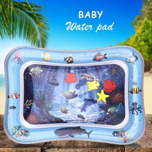 2021 Baby Water Mat Inflatable Cushion Infant Toddler Water Play Mat Children Early Education Developing Baby Toy Summer Toys