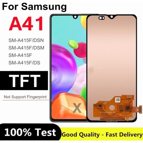 6.1" TFT For Samsung Galaxy A41 SM-A415F A415 LCD Display Touch Screen Digitizer Assembly for Samsung A41 2020 Display