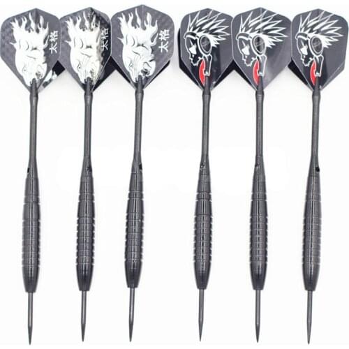 6pcs/Lot 22g Steel Tips Darts Shafts Nice Flight Harrow Point Wing Needle Barrel Tungsten Steel Needle Tip Darts