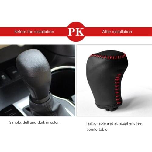 Car Automatic Transmission Gear Lever Cover Gear Shift Head Cover for Toyota Highlander Land Cruiser Prado 2015-2018