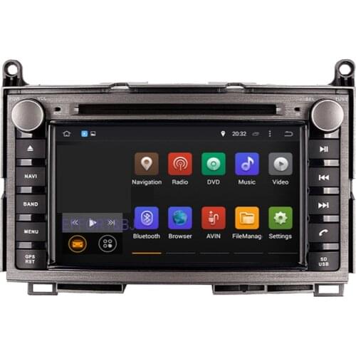 7 INCH Car Radio DVD Gps Player Stereo Audio multimedia headunit Android 9.0 Car GPS navigation system For TOYOTA VENZA2008-2018