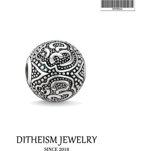 DIY Beads OM Charm 5mm Hole,2018 New Fashion Silver Jewelry Vintage Gift For Women Men Boy Girl Fit Bracelets Necklace Choker